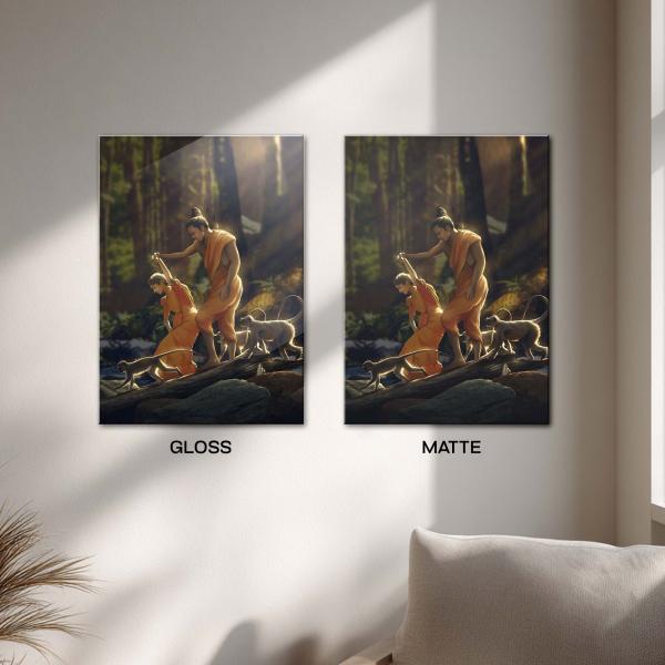 Sita–Ram: The Sacred Journey of Dharma & Divine Love | Eternal Bhakti Metal Poster