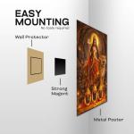 Maa Vaishno Devi: The Supreme Mother of Faith, Power & Fulfillment | Divine Metal Poster