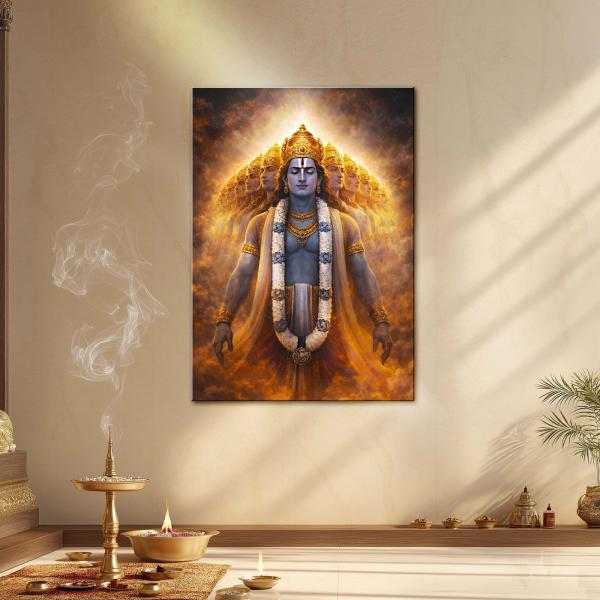 Vishvarupa: The Infinite Divine Form Metal Poster